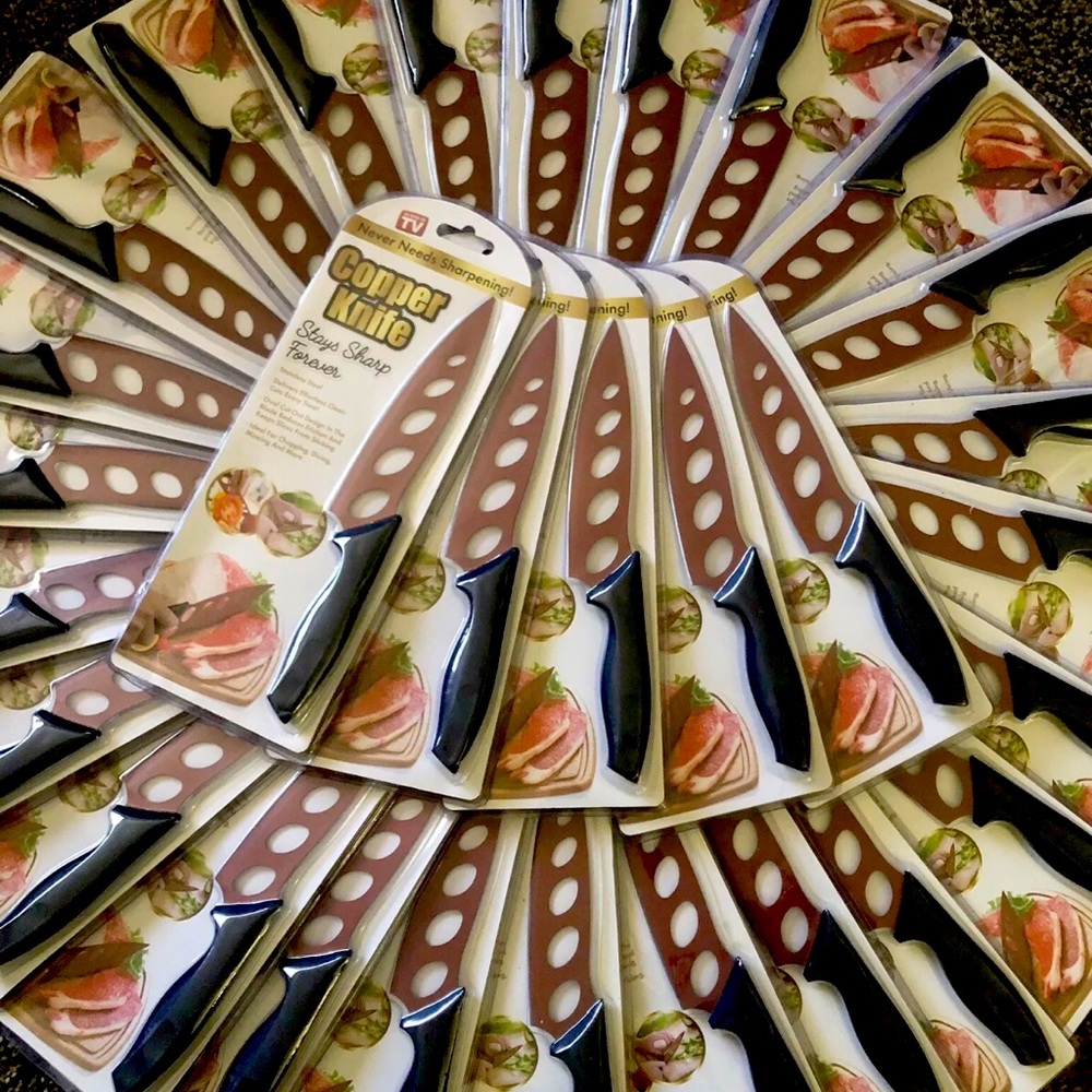 30 New As Seen on TV Copper Knives